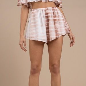 Tobi Promises Rust Tie Dye Shorts